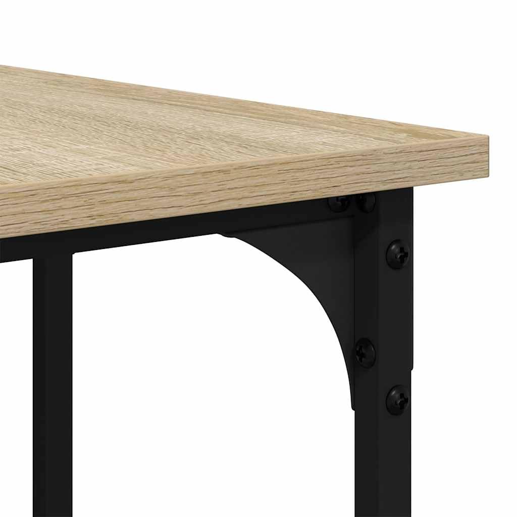 vidaXL Escritorio, Mesa de Estudio, Escritorio para Ordenador Documentos, Mueble para Oficina Despacho, Madera de Ingeniería Roble Sonoma