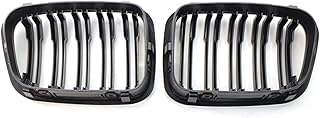 Części zamienne samochodowe - ABS Front Kidney Double Line Grille Sport Grill Grill dla BM-W E46 3-Series 1998-2001 - bezpieczny materiał