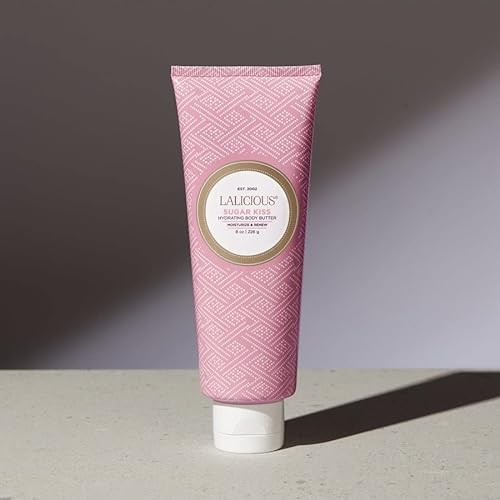 Lalicious Sugar Kiss Body Butter - Hydrating Body & Skin Moisturizing Cream With Whipped Shea Butter, Vitamin E, Cucumber Extract & Apricot Oil - No Parabens (8Oz) #TOP1