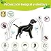 Dewel Collar Antiparasitos Perros/Gatos Contra Pulgas,Garrapatas y Mosquitos,Tamaño Ajustable e Impermeable para...