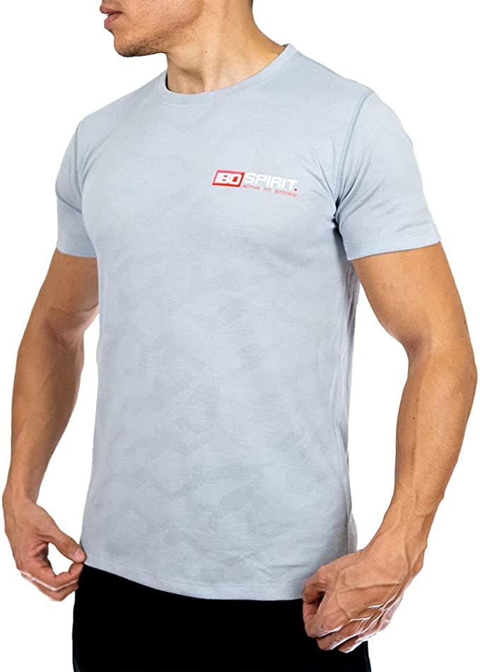 IbospiritMens Round Neck Short sleeve Tee T-Shirt