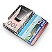 Carbon Fiber Credit Card Holder RFID Blocking Anti Scan Metal Wallet Money Cash Clip