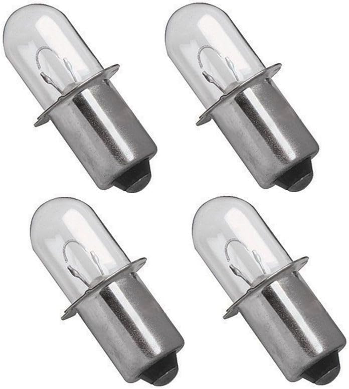 Replacement Compatible with (4) Xenon Bulb 18V-DC 0.65A for Ryobi Ridgid Oigawa XPR 7817502 780204001