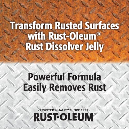 Rust-Oleum Rust Dissolver Jelly | Heavy-Duty Corrosion Remover for Metal Tools, Cars, Bikes, Grills, Bolts, Firearms & More | 8 oz
