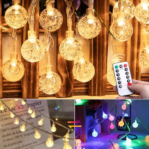 Minetom Globe String Lights Plug in - 33 ft 100