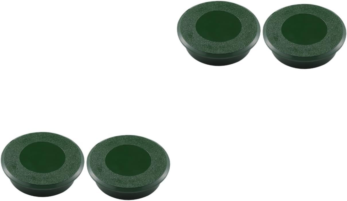 BESPORTBLE 4pcs Golf Green Hole Cup Cover Golfing Hole for Practice Smooth Edges Lightweight Portable for Training and Backyard Use