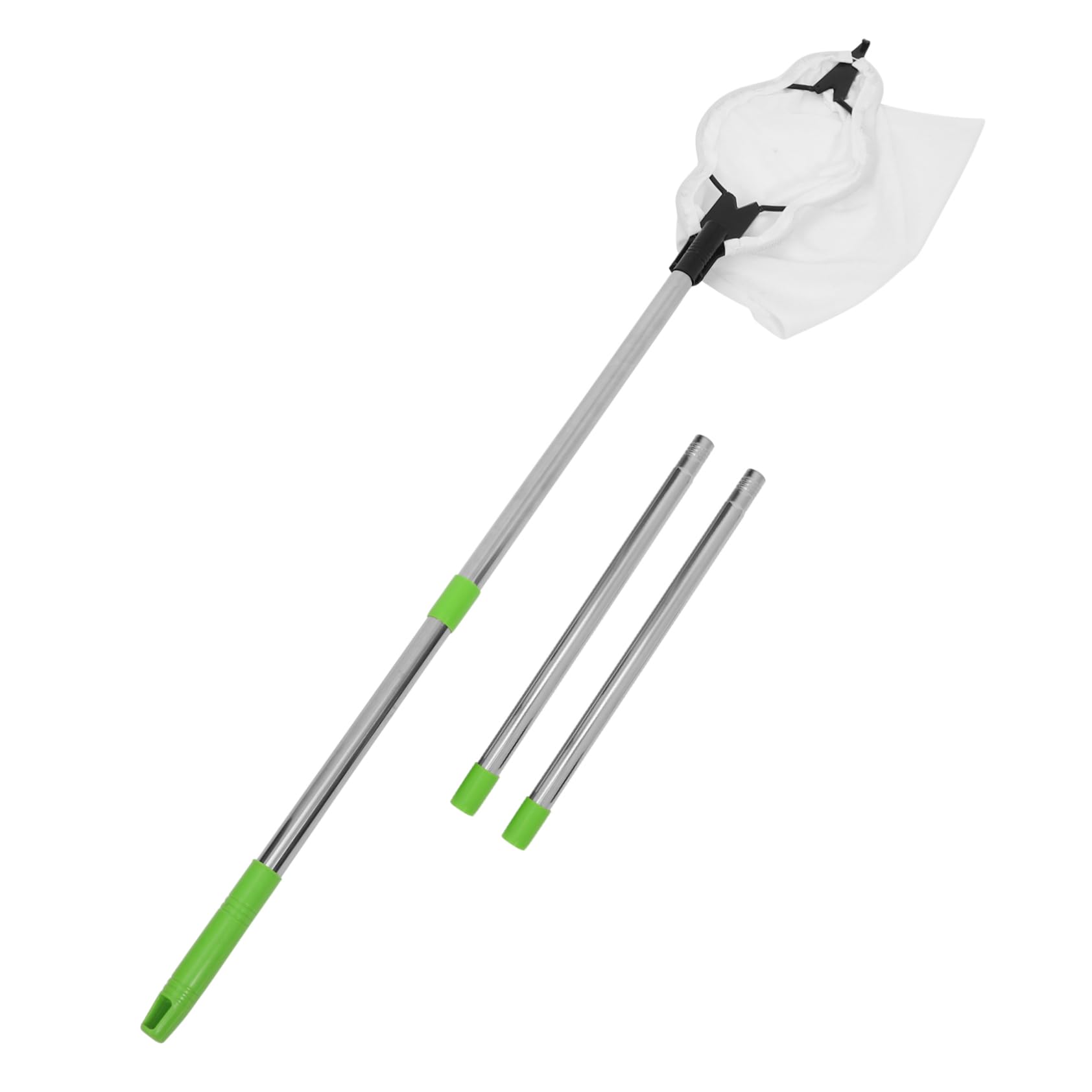 Recolector de Naranjas Ajustable de Acero Inoxidable Cabezal de Garra | Herramienta para Frutas Palo Extensible, Decoracion Otono, Uso Versátil en Huerto