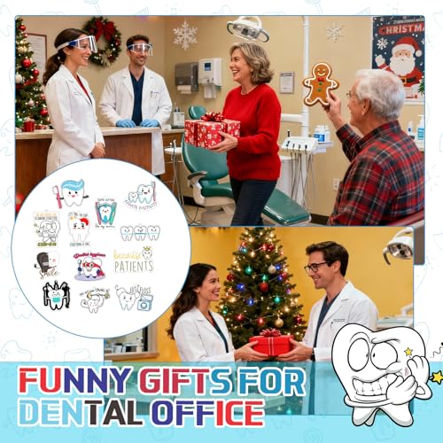 Image of Siifert 24 Pcs Funny Dental Office Decor Dental Hygienist Air Freshener Car