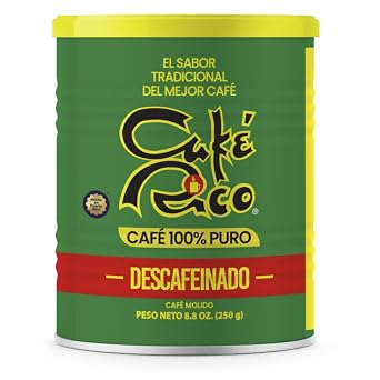 Cafe Rico Original Decaf Ground Coffee in Can, 8.8 Ounce Pack of 1