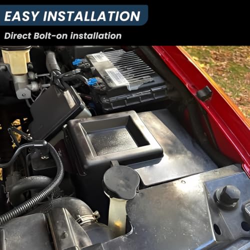 Underhood Storage Box with Lid Compatible with 1996-1998 Chevy Silverado GMC C/K 1500 2500 3500, Tahoe, Suburban, Yukon Replaces 15737693 15740047 by Prosentuo - Used condition - Image 5