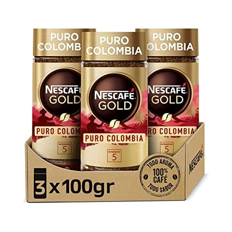 Nescafé GOLD PURO COLOMBIA, café soluble 100% arábica Cover