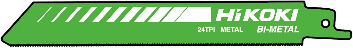 HiKOKI (Formerly Hitachi Koki) 0031-8617 Saber Saw Blade, Reciprocating Saw Blade, No. 107, 4.3 gal (150 L), 24 Threads (5 Pieces)