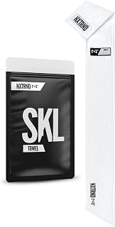 Nxtrnd SKL Football Towel, Thin Sports Towel, Dries Hands & Football Accessories (White)