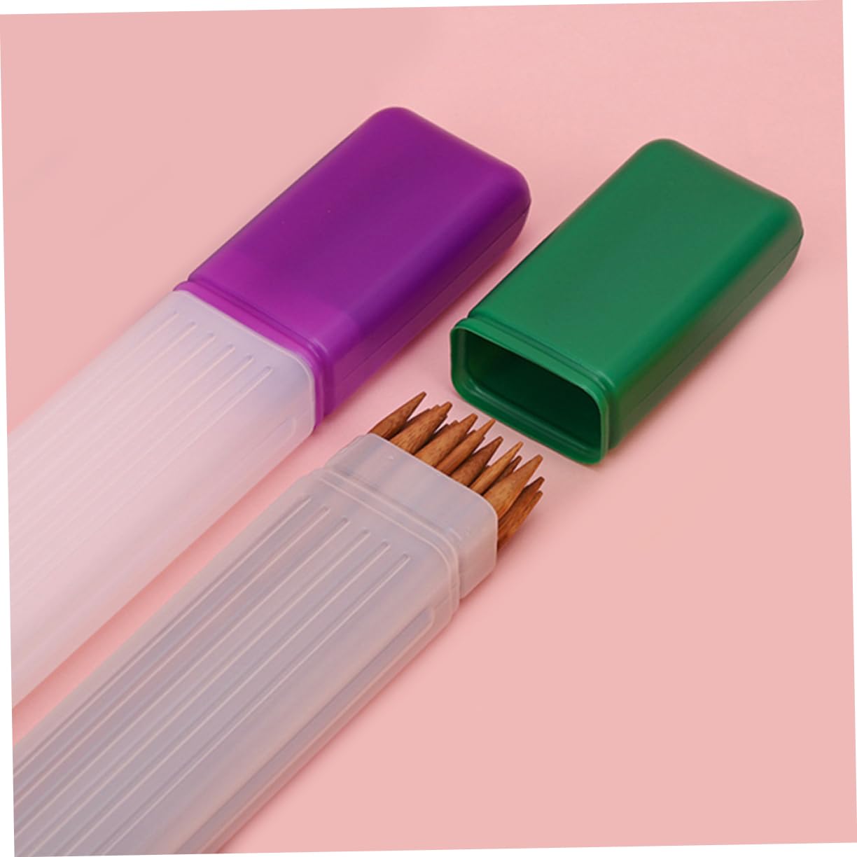 HAPINARY 6piezas Estuche De Almacenamiento Para Agujas De Tejer Organizador Para Agujas De Coser y Herramientas De Bordado y Morado Para Manualidades y Diy