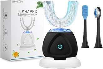 360 Ultrasonic Toothbrush, Automatic Toothbrushes Auto Sonic Tooth Brush, Teeth whitening Brush with Timer & Wireless Charging 360° Ultrasonic Electric Toothbrush for Adult