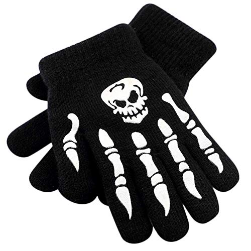 Kids Winter Gloves Kids Knitted Gloves Winter Skeleton Gloves Kids Winter Snow Gloves Ski Gloves Full Fingers Gloves4