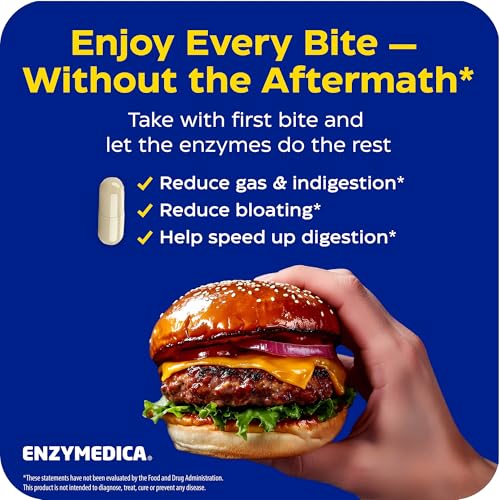 Image of Enzymedica Digest Gold - Digestive Enzyme Supplement for Women & Men, Enzyme Capsules for Digestion, Gut Health Support, Helps Gas & Bloating, ATPro Energy Support, Maximum Strength, Vegan - 240 Caps