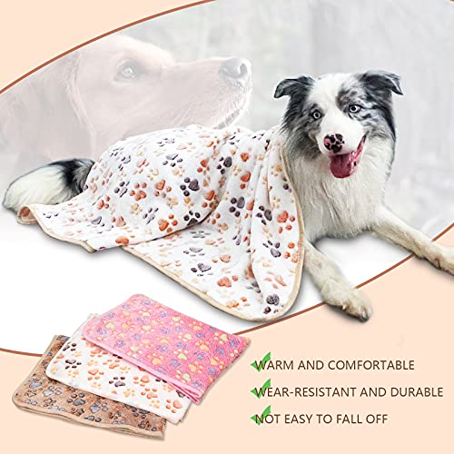 Peswety Dog Blanket for Small Dog Warm Soft Fluffy Fleece Cat Blanket for Winter Easy to Clean Pet Blankets for Dogs… - Image 3
