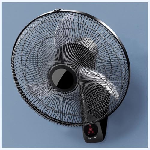 Ventilador de pared oscilante de 50 cm, 3 velocidades, 120°, ventilador de pared industrial de 55 W, refrigeración de verano para tu oficina en casa