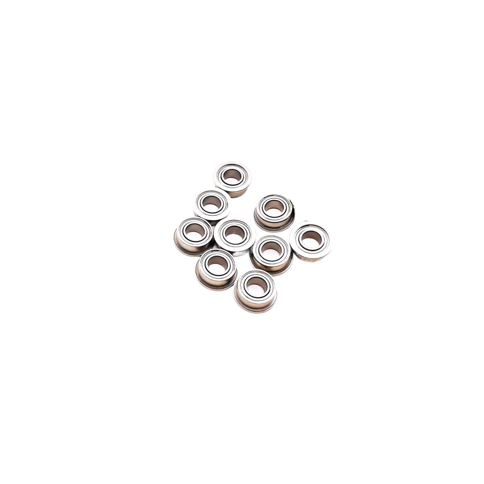 DINGGUANGHE 10pcs SMF105ZZ Miniature Flanged Ball Bearings 5x10x4mm 420 Stainless Steel Flange Bearing