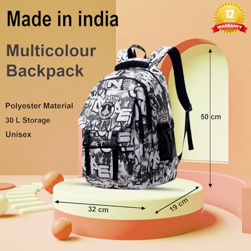 Tinytot Store Tinytot 30L Blue Water Resistant Backpack - Image 4