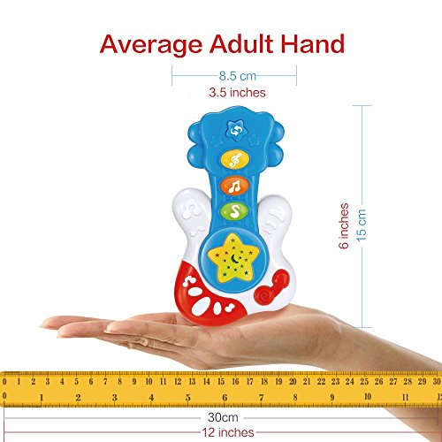 WEofferwhatYOUwant Baby Play Gitaar. educatief muziek leren en verlichting entertainment. voor leeftijden 9 maanden tot… - Image 5