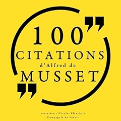 Couverture de 100 citations d'Alfred de Musset