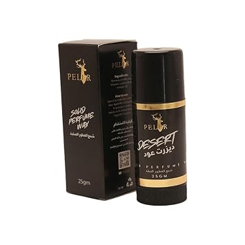 شمع عطر SAC Desert Oudh الصلب 25 جم من | Travel Ready | PELER