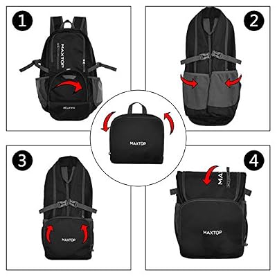 MAXTOP 40/50L Lightweight Packable Backpack for Hiking Traveling Camping Water Resistant Foldable Outdoor Travel Daypack