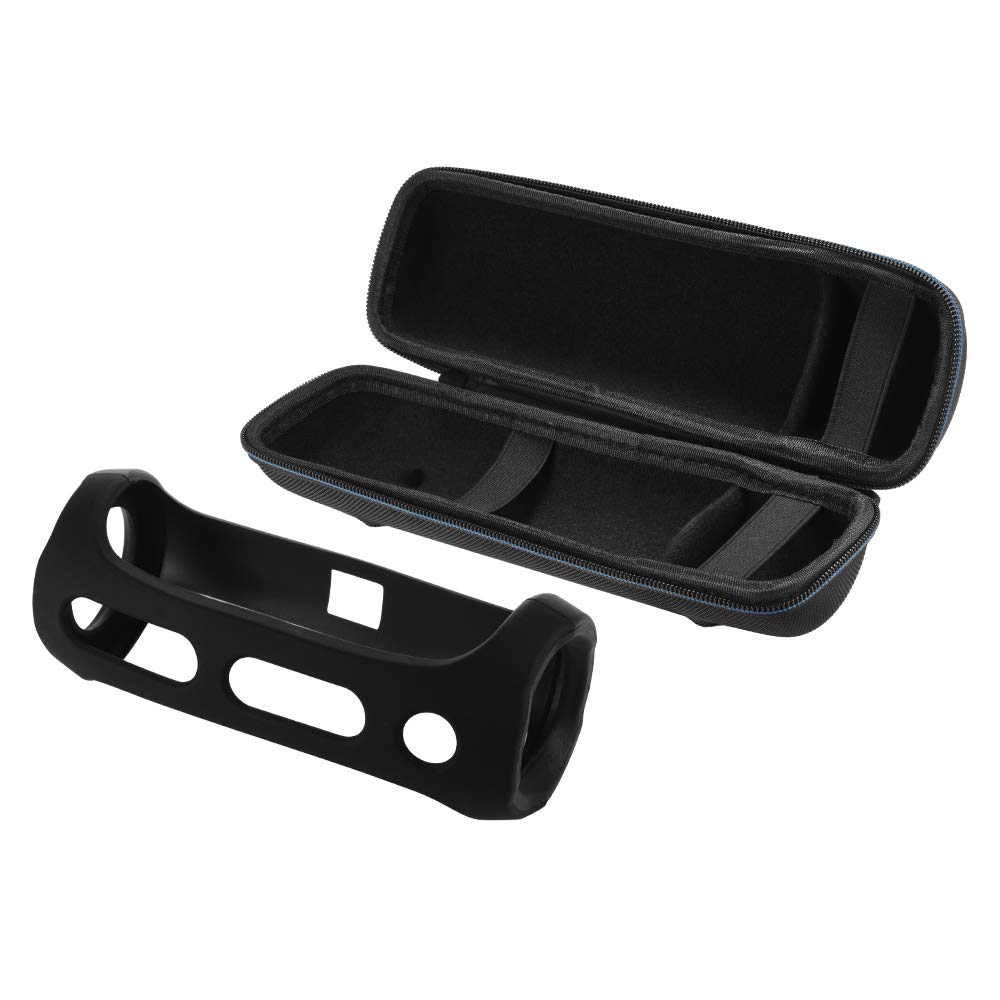 Jbl Bluetooth Speaker Co2CREA Silicone Case For JBL Charge 6 Portable Waterproof Bluetooth Speaker Portable Travel Soft Cover With Shoulder Strap Protective Skin Case Red Jbl Speaker Portable Speaker