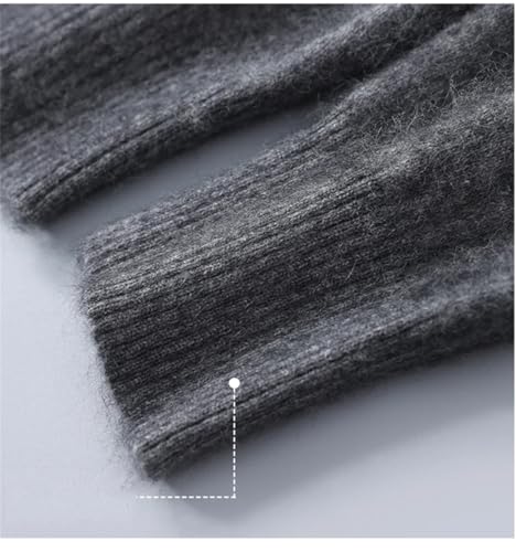 Mens Cashmere Sweater V-Neck Pullovers Sweaters Regular Casual Bottoming Jumper Top3