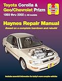 Toyota Corolla & Geo/Chevrolet Prizm (93-02) Haynes Repair Manual