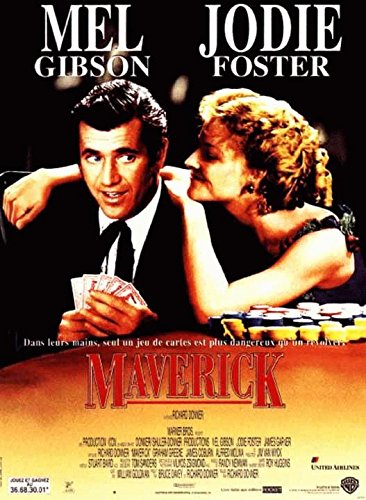 Affiche Cinema Originale Maverick 1994 Jodie Foster 116X158