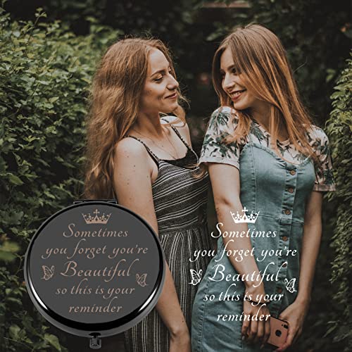 Valentines Day Gifts For Her Girlfriend Wife Compact Makeup Mirror Christmas Stocking Stuffers For Teen Girls Birthday Gifts For Women Daughter Mom Female Friends Sisters Gifts For Sister Graduation #TOP4