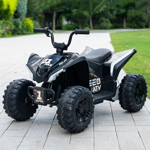 Kids' 24V Electric Ride-On ATV with Lights & Music