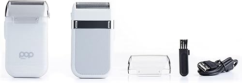 Miniatura 8 de Pop Sonic Zip Afeitadora compacta para hombres a prueba de salpicaduras IPX4 se acerca - Azul