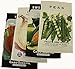 Vegetable Seed Flour Sack Kitchen Dish Towels, set of 4