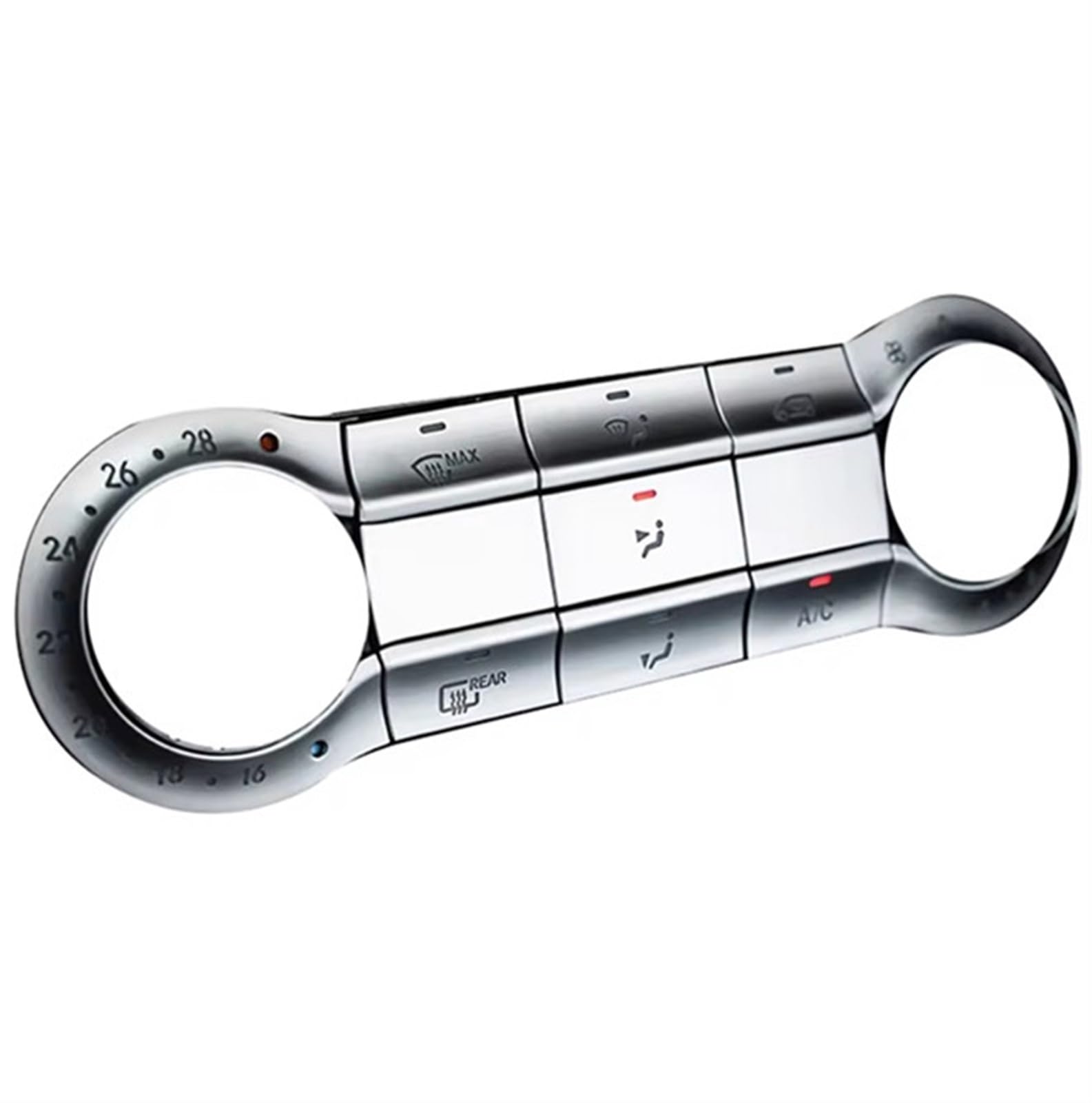 Autocollant de bouton de climatisation de console centrale pour Benz CLA C117 2013-2019