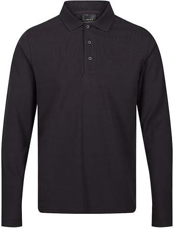 Regatta Mens Pro Long-Sleeved Polo Shirt S Navy