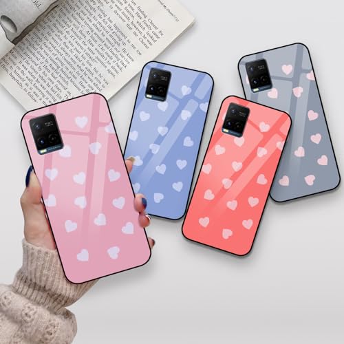 Image of COLORflow Back Cover Compatible with Vivo Y21 2021 / Y33s / Y21s | Heart Celestial Customized | Shockproof TPU Bumper with Camera Protection Back Cover Compatible with Vivo Y21 2021 / Y33s / Y21s