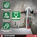 TRADESAFE Handheld Eye Wash Station OSHA Approved - Emergency Eye Wash Station, Dual Head Drench Hose Eyewash Station, Wall and Deck Mounted Eye Wash Station, OSHA and ANSI Compliant