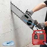 ◉【Motore in rame puro】Motore a spazzole in rame puro, resistente a temperature fino a 200 °C, taglio efficiente e lunga durata. Adatto per la costruzione di strade e ponti, la ristrutturazione di vecchie case e il taglio di porte e finestre. La sega a muro è adatta per materiali duri come muri spessi, ceramica, granito e cemento armato. Taglia in modo fluido senza scintille, con basse perdite, funzionamento stabile e risparmio di tempo e manodopera.