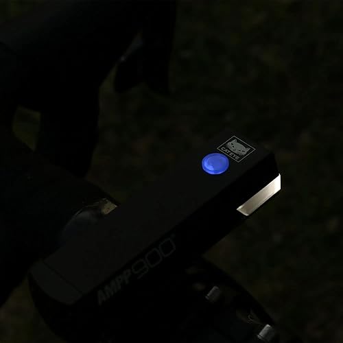 Miniatura 7 de CATEYE AMPP - Luz recargable USB para bicicleta faro OptiCube súper brillante de alta visibilidad para viajeros, ciclistas de carretera y ciclistas