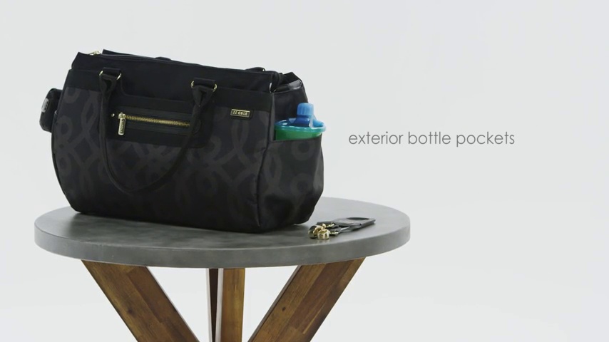 Jj Cole Knapsack Diaper Bag Navy Floral Print JJ Cole Collections