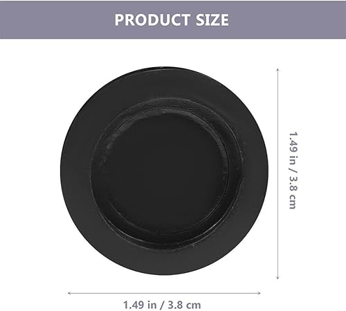 Miniatura 2 de SAFIGLE 10 unids goma caja de ahorro enchufe hucha enchufe hucha tapón tapa reemplazo redondo cierre de enchufe para monedero caja de ahorro de