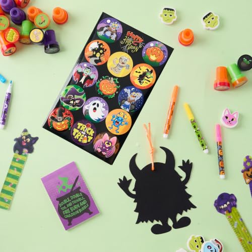 Miniatura 4 de Joyin Juego De Papelería De Halloween De 192 Piezas, Regalos De Truco O Trato Para Niños, Paquete De 24 Papelería Temática De Halloween Para Recuerdos De Fiesta, Premios De Juego De Carnaval,