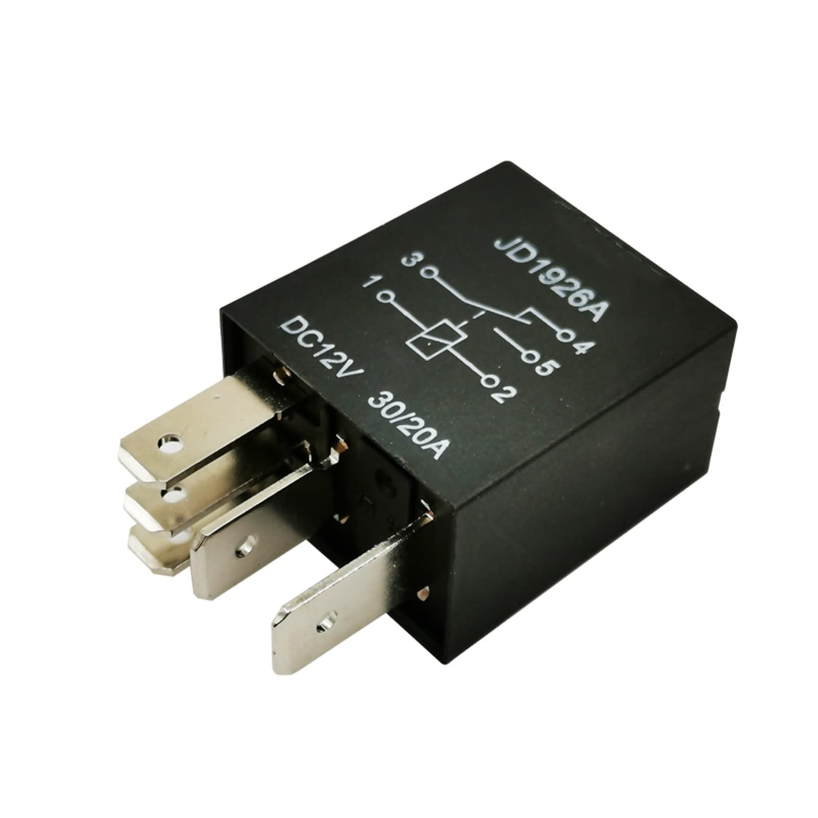 GJZIFGFWQ 1pcs Car Relay JD1926A JD1927A 12V 4-pin 5-pin Oil Pump Light Fog Lamp(4-pin)