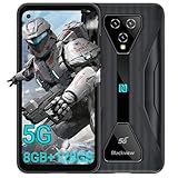 🎮【Batteria Grande 4980mAh & Ricarica Rapida 30W & Cavo di Ricarica a Forma di L】La ricarica rapida da 30W rende il BL5000 smartphone impermeabile completamente carico in circa 1 ora! E la gigantesca batteria da 4980mAh con tecnologia MediaTek 5G UltraSave dura più di 1 giorno. Ci vogliono solo 10 minuti di ricarica per raggiungere il 22% di potenza per riavviare la battaglia del gioco. Il cavo di ricarica a forma di L è comodo per giocare con la luce RGB fredda durante la ricarica