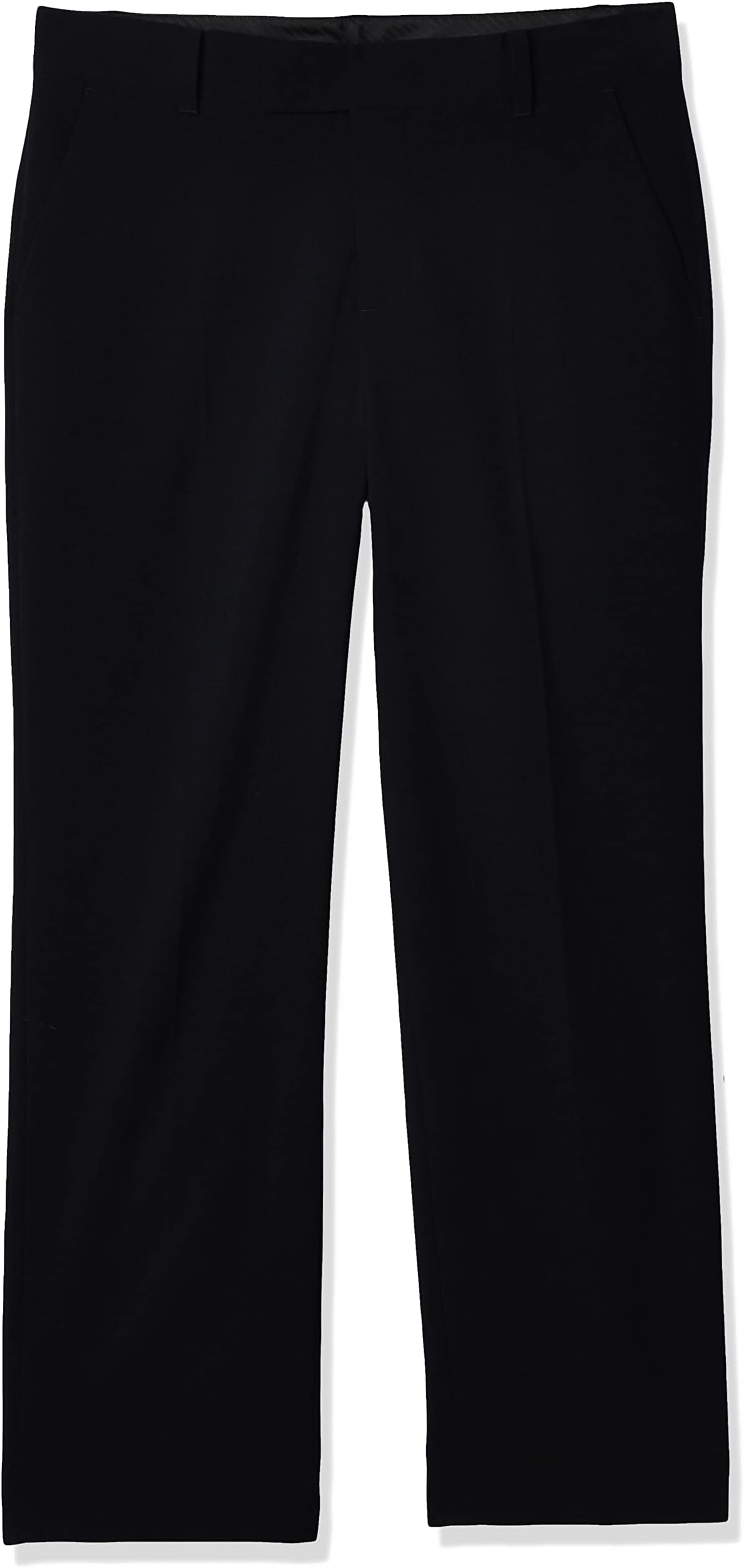 Calvin KleinBoys' Flat Bi-Stretch Dress Pant, Straight Leg Fit, Belt Loops & Front Pockets