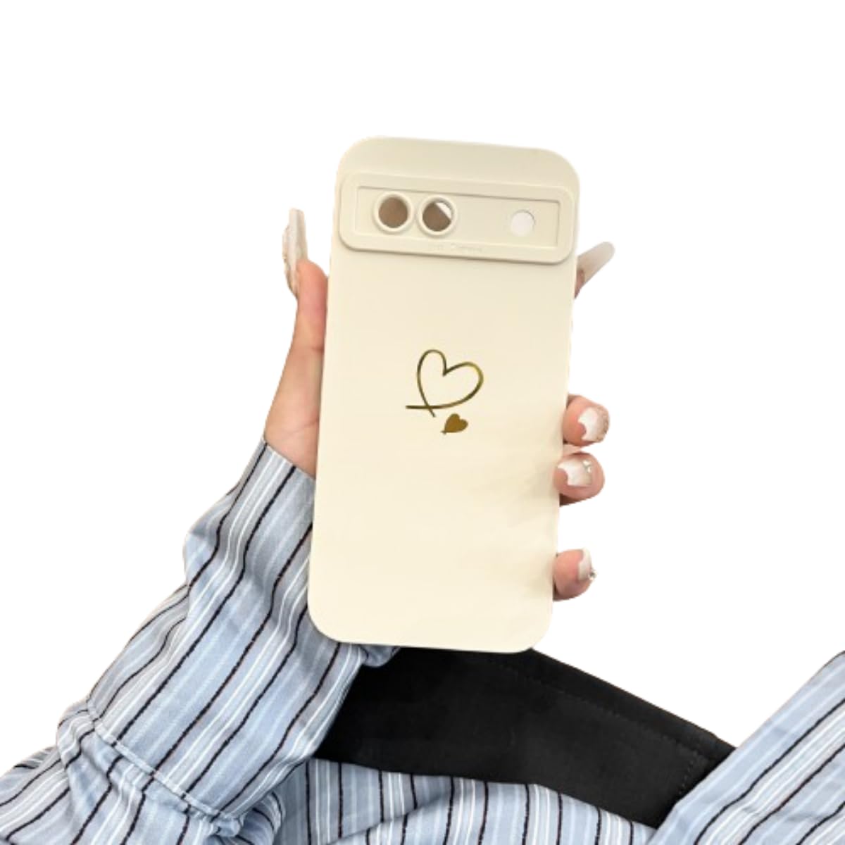 Amazon.co.jp: NICEHOLI Google Pixel 8 用 ケース サイドラブメッキ